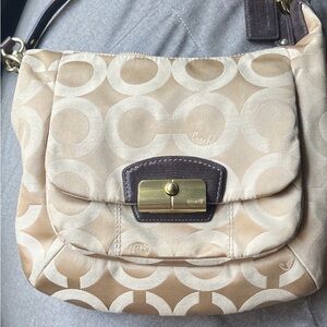 Coach Beige and Brown Women's Bag